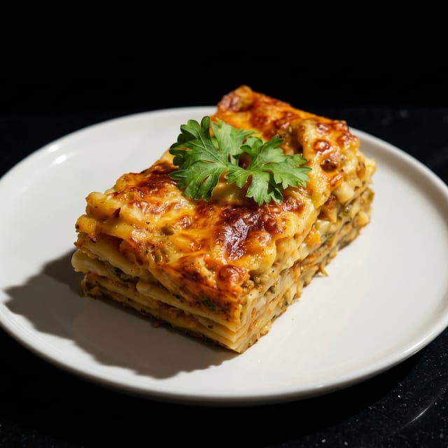 Macaroni & Cheese Pie.
